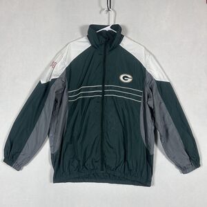NFL Green Bay Packers SI Sports Illustrated Full Zip Windbreaker Jacket Mens XL